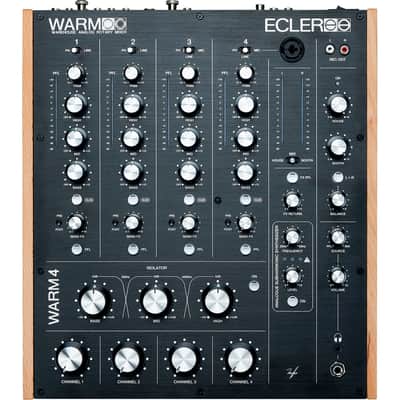 Ecler WARM4 Professional 4-Channel Analog Rotary DJ Mixer imagen 4