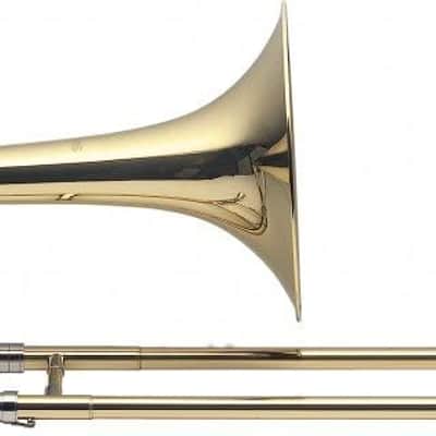 Stagg Tenor Brass Slide Trombone in Bb w/ Case + Pro Cleaning Kit image 2