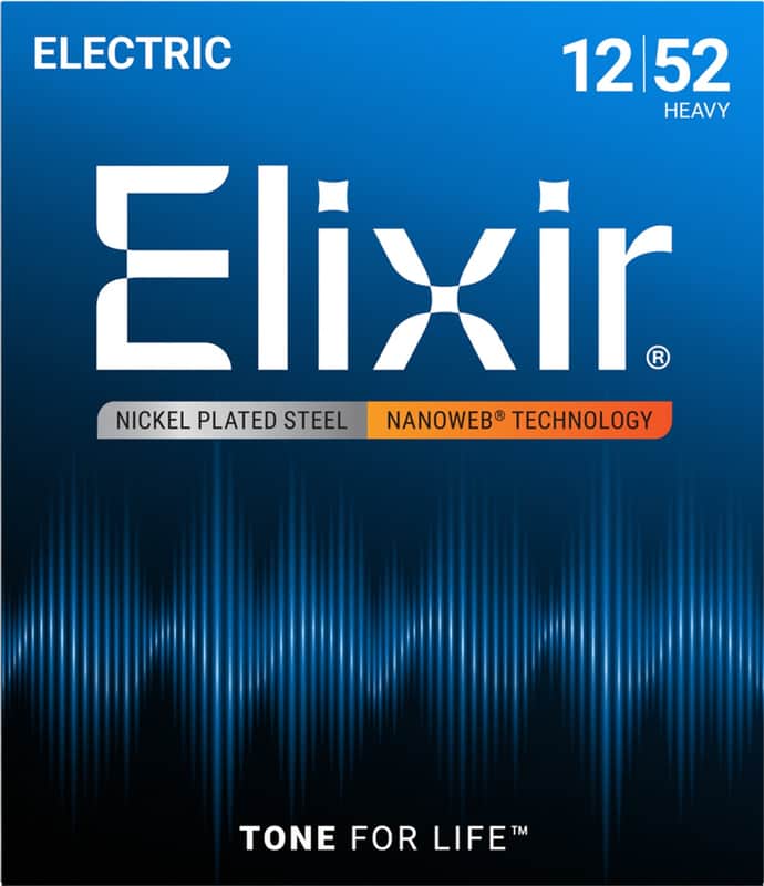 ELIXIR NANOWEB .012-.052 ELECTRIC STRINGS image 1