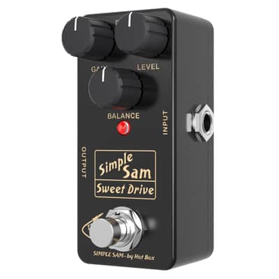 Simple Sam Sweet Drive Analog Overdrive Guitar FX Pedal Bypass Astounding Tone image 5
