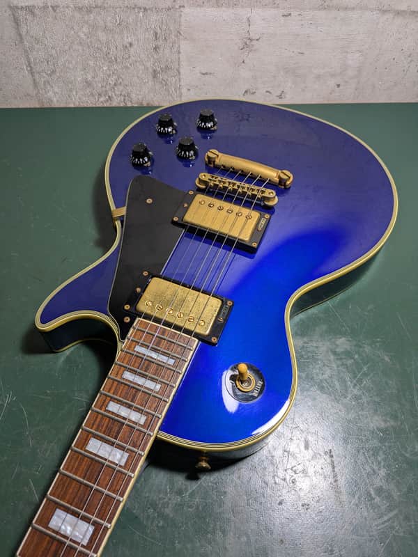 Fernandes Burny RLC-70 Les Paul Custom 90's Metallic Blue MIJ