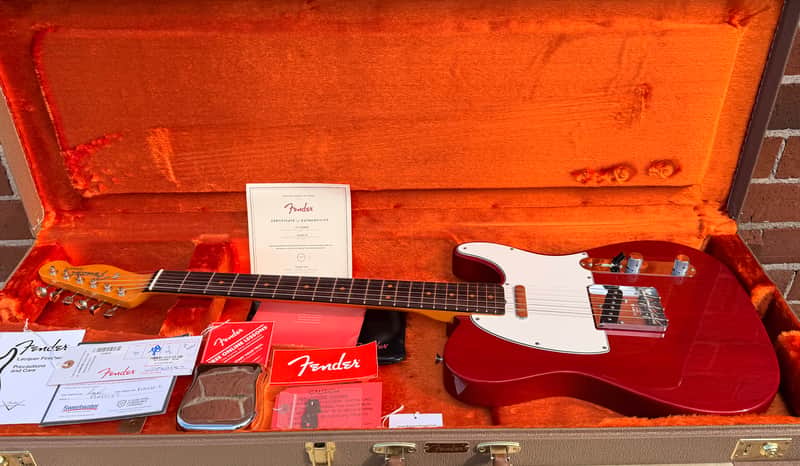 Fender American Vintage II '63 Telecaster 2022 - Present Crimson Red Transparent