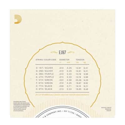 Bouzouki Strings D'addario EJ97 Greek Nickel Loop End image 3