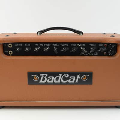 Bad Cat Panther R Head & S-212 Cabinet Brown Ostrich Tolex image 2