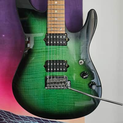 Ibanez MSM100-FGB Marco Sfogli Signature 2019 - 2020 - Fabula Green Burst image 2