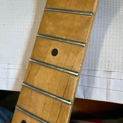 1990's Fender USA American 50th Anniversary Stratocaster Guitar Neck 22 Fret Maple Board image 12