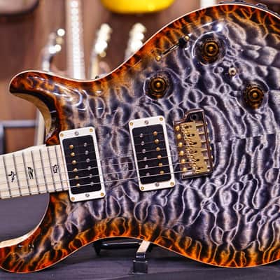 PRS Custom 24 Piezo 2019 burnt maple leaf wood library image 1