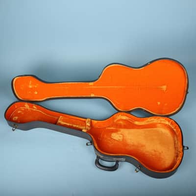 Immagine Vintage Hagstrom H-8 8 String Bass Guitar Hardshell Case Orange Interior - 2