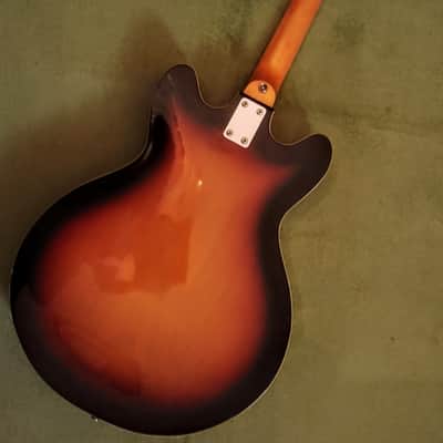 SOLO Gemini 60s Italian hollow body Crafted by Bartolini Cingolani image 15