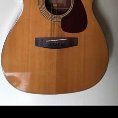 Vintage Lightweight 1974 Yamaha FG-160 Dreadnaught Acoustic Guitar, very nice, great action 4.2lbs image 2