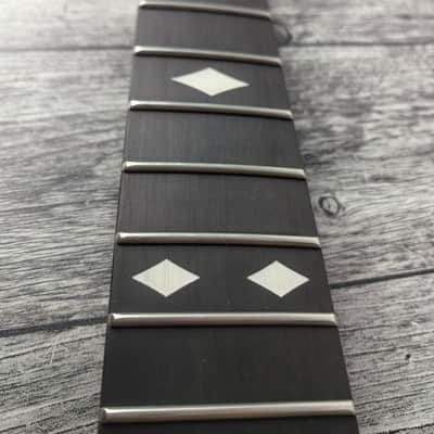 Havok Guitar Neck Wenge Flame Maple Ebony Board, Stainless Steel Frets , 22 Extra Jumbo Jescar Frets image 5