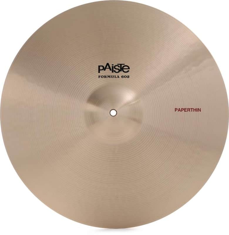 Paiste Formula 602 20" Paperthin Crash