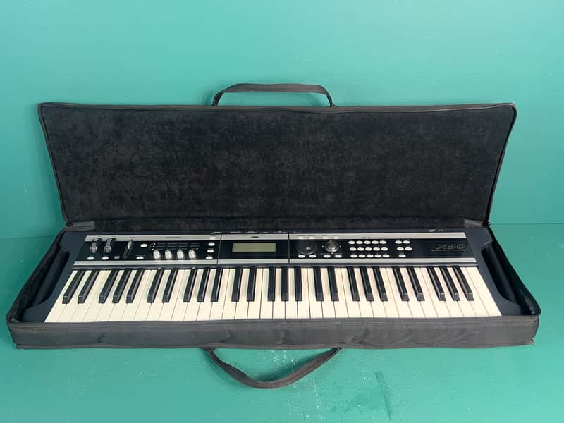 Korg X50 61-Key Music Synthesizer 2000s + bag image 1