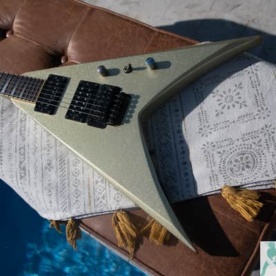 1997 Grover Jackson - KV.D-120 - King V - White Sparkle - | Reverb