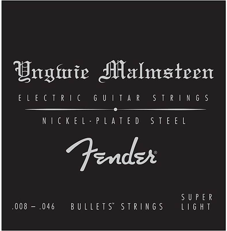 Fender Yngwie Malmsteen Signature Electric Guitar Strings, .008-.046 Gauges, Nickel-Plated Steel 2016 image 2