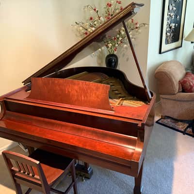 Steinway Model S 5"1" 1954 - Mahogany image 2