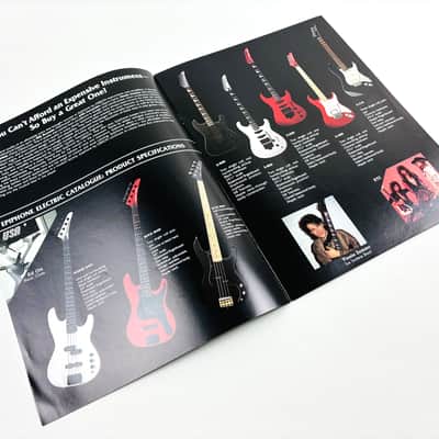 Epiphone by Gibson — Electric Catalogue Era of Hair, Heat & Humbuckers. 1986 image 4