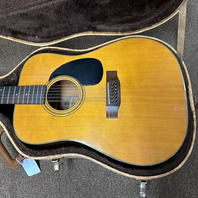 Used Vintage Alvarez 5021 Natural 12 String Acoustic Guitar w/ Hard Case MIJ JAPAN image 2