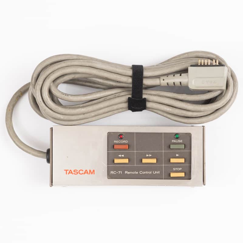 TASCAM RC-71 Remote Control (For TASCAM 22-4, 32, 34B, 38, 42, 42N, 44, 44OB, 48, 48-OB / 112, 122 MKII, 122, 133, 234, 388) image 1