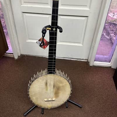 Used A.C. Fairbanks Co. Makers Boston, MASS. 5 String Banjo Late 1890s?? Open Back AS IS image 1