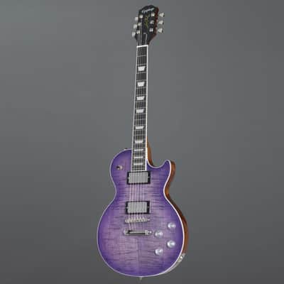 Epiphone Les Paul Modern Figured Purple Burst - Single Cut Electric Guitar image 10