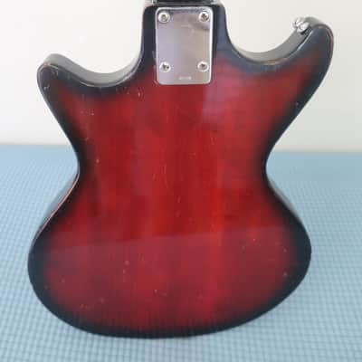 Time Warp Clean Vintage 1960s Teisco Bizarre Guitar Kawai S1 S70 1 PU Awesome Rare Stock Wicked Design Kingston Norma Zim-Gar image 7