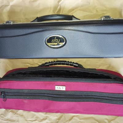 TWO: Sky Clarinet AND Sky Flute, USA, with cases, Very Good image 2