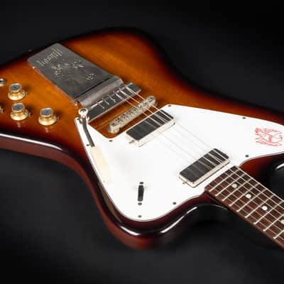 2023 Gibson Custom Shop '65 Non-Reverse Firebird V Reissue with Maestro Vibrola - Vintage Sunburst VOS | USA Mini Humbucker 3.6kg | CoA OHSC image 8