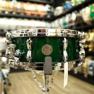 Tama Starphonic Maple 5x14" 2023 Ltd. Snare Drum (Emerald Figured Maple) image 3