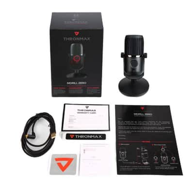 Thronmax MDrill Zero USB Microphone, Jet Black image 10