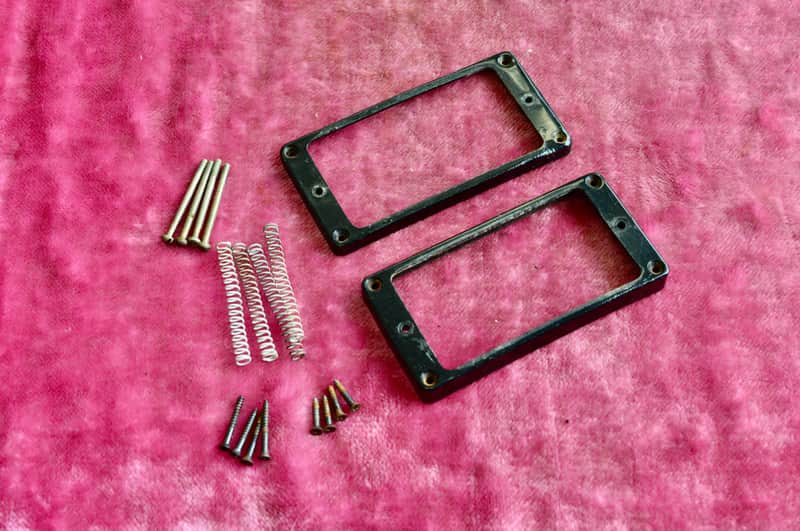 Vintage 1950's - 1960's Gibson M-69 PAF Ring set w/ Screws & Springs ES-335 image 1