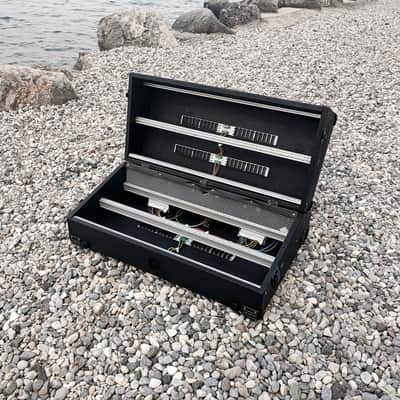 12U Eurorack Case Powered, 126 hp (or 84 or 104 hp) patched resealable, modular synthesizer synth image 5