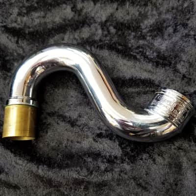 Charles Bay "Improved Angle" Nickel Plated Bass Clarinet Neck Bild 1