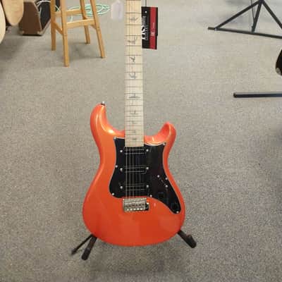 New 2024 PRS Paul Reed Smith SE NF3 Electric Guitar - Metallic Orange, Maple Fretboard with PRS SE Gigbag image 2