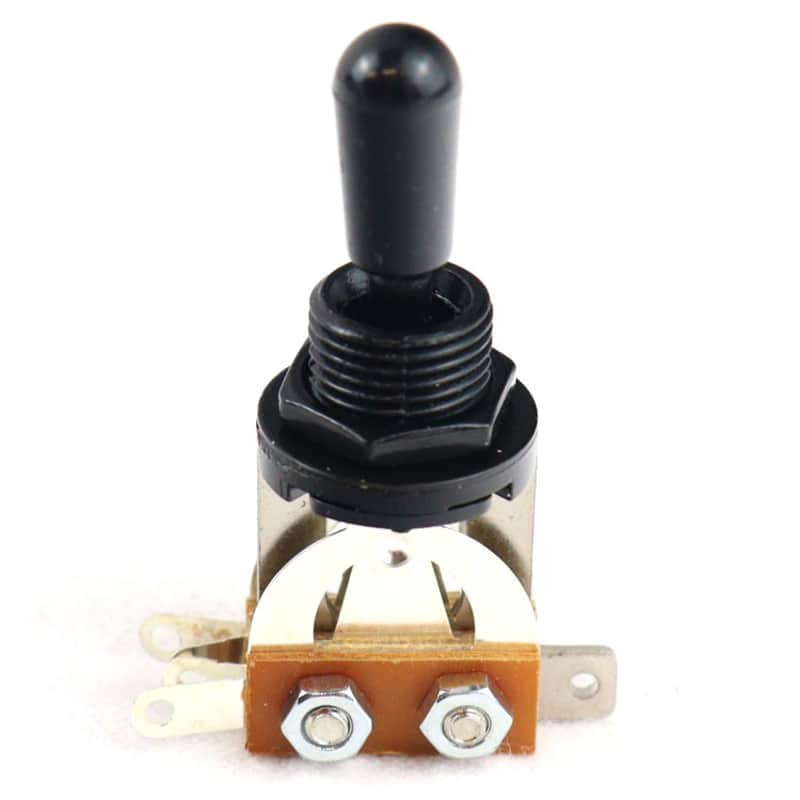 BLACK 3 Way Toggle Switch Guitar Pickup Selector Bare No Wiring image 1