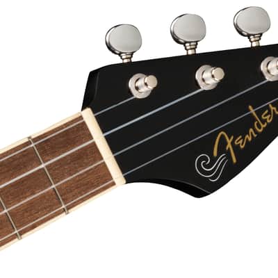 Fender Avalon Tenor Ukulele Walnut FB Black image 4