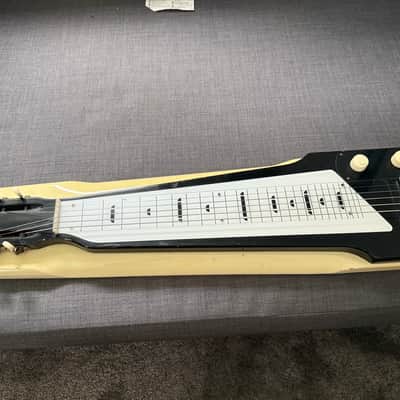 Vintage 1960s Harmony H7 Roy Smeck Console Lap steel with Original Case and Legs image 1