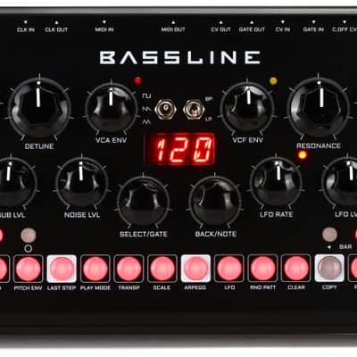 Erica Synths Bassline DB-01 Desktop Bassline Synthesizer (BassDB01d2) image 3