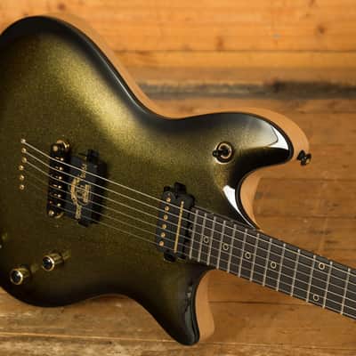 Schecter Tempest 50th Anniversary - Ebony - Gold Burst image 5
