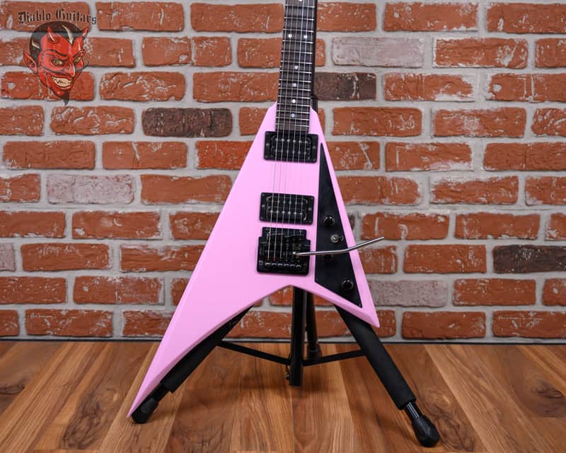 Jackson USA RR1 Student Model Rhoads Glitter Pink 1986 w/OHSC (Refin) image 1