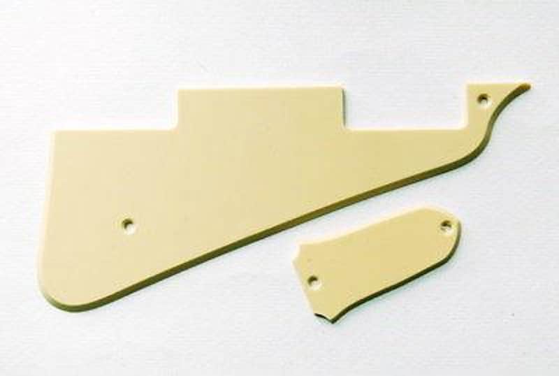Les Paul Cream 1-Ply Pickguard /Truss Rod set image 1