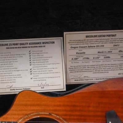 Breedlove Oregon Concert Sahara CE Limited Edition 2024 - Sahara image 11