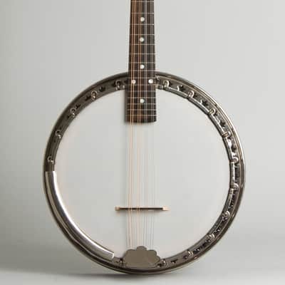 Bacon & Day  Style C Mandolin Banjo (1928), ser. #26343, original black hard shell case. image 1