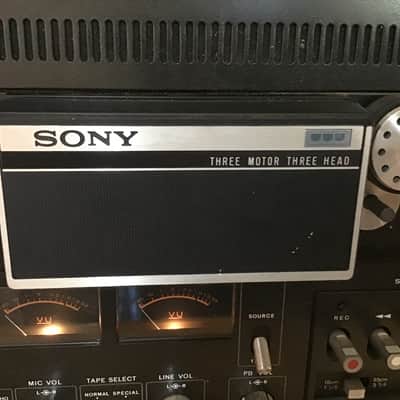 SONY TC-640 reel-to-reel tape machine from 1971—1/4 track stereo—7.5/3.75ips—7inch—SOS & echo image 2