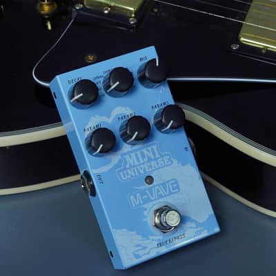 M-VAVE Mini Universe Pro Guitar Reverb Pedal - 9 Digital Effects (Room/Hall/Plate/Spring/Shimmer/Cloud/Bloom/Swell/Lo-Fi), True Bypass, Dual Power, Compact Metal Housing for Electric Guitar & Bass image 8