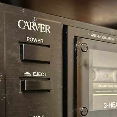Carver TD-1700 3-Head Cassette Deck (1990) - Gray/Black image 3