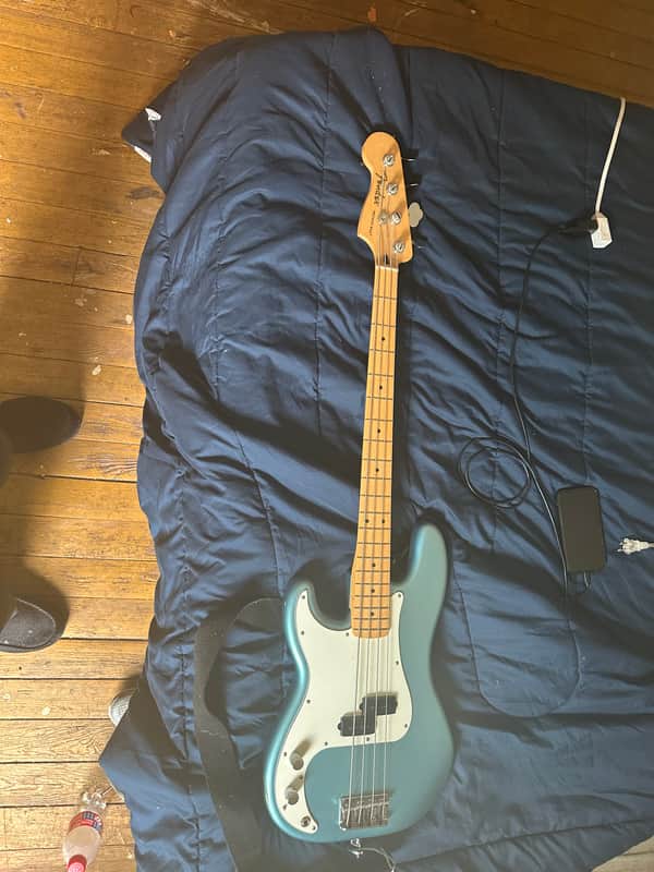 Fender Player Precision Bass with Maple Fretboard 2018 - Ocean Turquoise image 1
