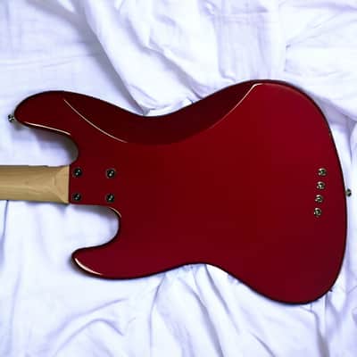 Lakland Skyline 44-60 (Joe Osborn) Custom, Candy Apple Red / Rosewood *Floor Demo = Save $! image 5