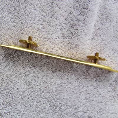 Bigsby Bridge Base Vintage Gold Plated Bigsby Bridge Base 1960's Era Cool! image 2