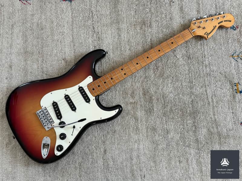 Fernandes FST-60 Burny Custom '75 Vintage MIJ Stratocaster Type Electric Guitar Made in Japan image 1